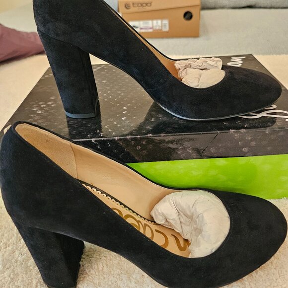 Sam Edelman Black Suede Pumps- NIB - Picture 7 of 7